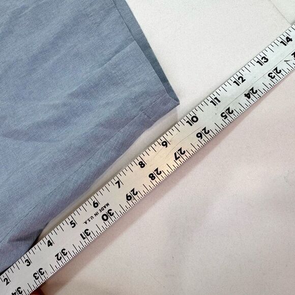 Travis Mathew Shorts Mens 36 Light Blue Pockets Flat Front Belt Loops - Picture 3 of 8